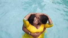 Desi swimming pool fun