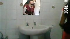 Indian lady bathroom spy