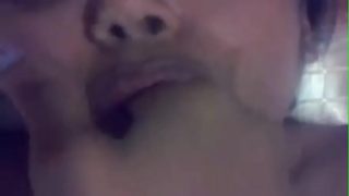 south indian unsatisfied house wife vidya doing masterbution  rubbing pussy lips orgasm selfie for bf with audio