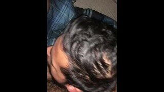 College hairy Indian sucks off high school black friend