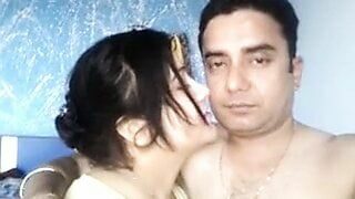 Desi husband and wife are having fun