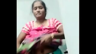 Erode kalpana Hot tamil aunty wife undress saree seduce and navel