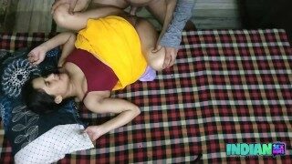 Beautiful Indian Housewife Enjoying Rough Romantic Sex